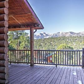 'Lacy's Log Cabin' Alto Home w/ Mountain Views!