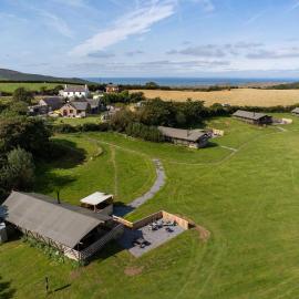 Worms Head - Safari Tent - Llangennith, hótel í Llangennith