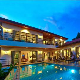 Samui Sunrise Seaview Villa, hotel a Csaveng-parton