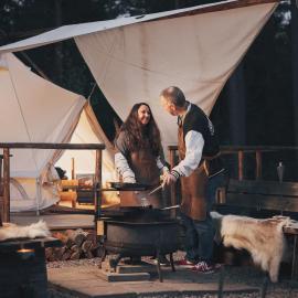 Vristulvens Glamping, hotel v mestu Mariestad