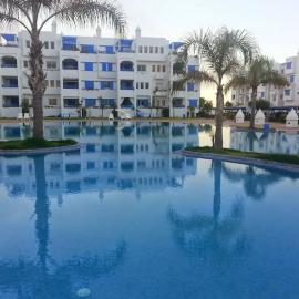 Superbe appart 3pieces a sania plage MARINA SMIR