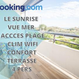LE SUNRISE Vue mer Accès Plage- Spacieux-2 Terrasses-Wifi - CONFORT -TOP PROS SERVICESConciergerieLaGrandeMotte