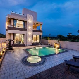 SaffronStays Nishta Spacious 4BR Villa with Pool Turf and Beach Access 2 min drive 10 min walk Alibaug