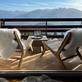 Superbe studio Anzère, rénové, au pied des pistes, hotel Anzère-ben