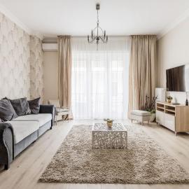 De Luxe 1-bedroom, 2-bathroom Condo in the Center、ブダペストのホテル