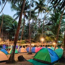 Tent by the bay, Alibaug Beach Camping, Revdanda