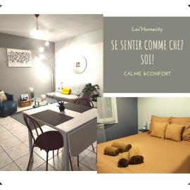 L'Escale à Chanas -sortie12 A7-2chambres-parking gratuit – hotel w mieście Chanas