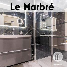 Le Marbré design 60m2, 2 Stars, Free parking