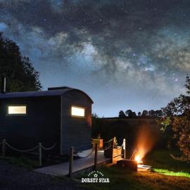 Orchard retreat off grid shepherds huts in Dorset