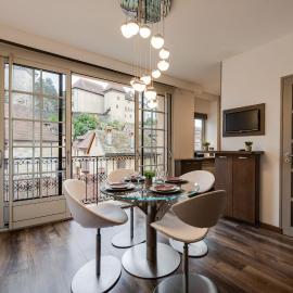 Studio Suite Annecy - Vue sur le château climatisation