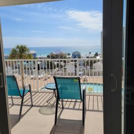 Spectacular 5th Floor Gulf View Condo in Panama City Beach, just steps away from the beach