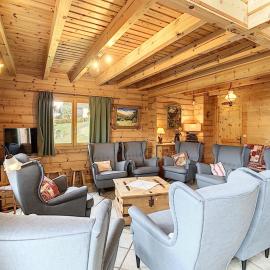 Grand chalet confortable à Demi-Quartier, 13 couchages - FR-1-560-36