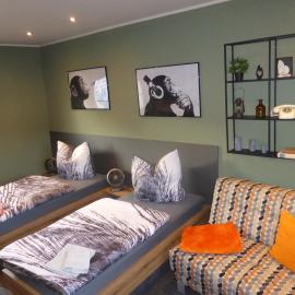 Gästezimmer in einer Ferienwohnung Thiele in Roßwein，Roßwein的飯店