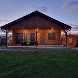 Gąski Baltic Lark Dom 100m2 3 sypialnie 2 łazienki Sauna Prywatny teren