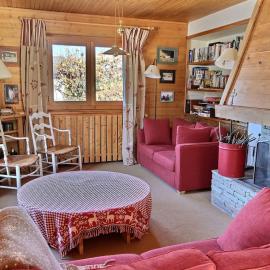 Chalet pour 10 pers, 5 pièces, parking, calme à la montagne - FR-1-411-683
