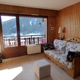 Studio + Cabine 27m² Sud - 4 pers, Grand Bornand, balcon, proche commerces et pistes