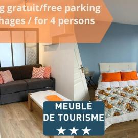 F2 calme, Château, Grand Parquet, Fôret، فندق في آفو