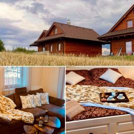 Romantické chalúpky Raj-Borievka, Čučoriedka a Drienka, hotel u gradu Hrabušice