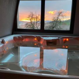 Gîte avec jacuzzi, vue et calme, 30mn Genève