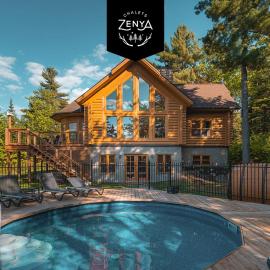 Chalet White Wolf SPA at Fiddler's Lake, hotel a Mille-Isles