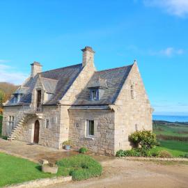 Granite House in Brittany with Sea Views