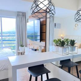 Studio with mountain view, near Limketkai mall in Prime Cagayan de Oro, hotell i Cagayan de Oro