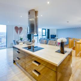 Spacious 3-Bed Penthouse with City Sky Line Views, hotel din Sheffield