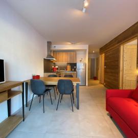 Appartement lumineux et contemporain avec parking privé, proche télécabine du Linga - FR-1-693-48
