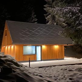Vitanje에 위치한 호텔 Brunarica Chalet Rogla Sauna