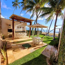 Casa à beira mar de Maragogi com 4 quartos, 4 banheiros e Área Verde