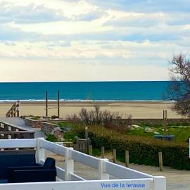 Chalet L' Aliénor avec JACUZZI VUE MER 1ère ligne