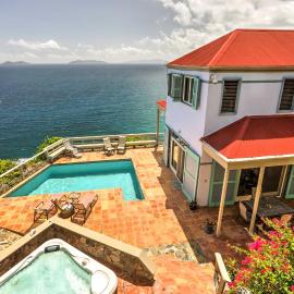 St Thomas Cliffside Villa with Pool & Hot Tub!