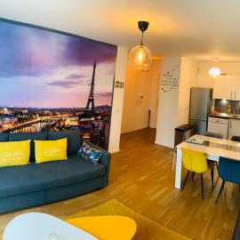 Luxurious Apartment Private Parking 25 MN to Paris