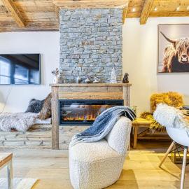 아크 1950에 위치한 호텔 Appartement style chalet 5* vue Mont-Blanc - Arc 1950