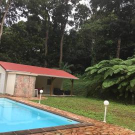 Les Lucioles 1 Beau T2 en forêt tropicale avec accès piscine, hotel in Saint-Joseph