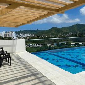 Con Piscina, Cómodo y acogedor Apartaestudio en el rodadero