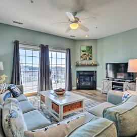 Balcony w/ Inlet View: Dtwn Ocean City Condo