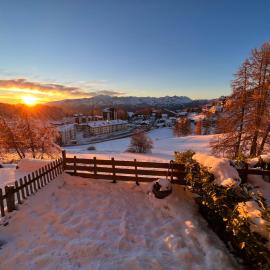 Studio avec jardin et vue imprenable sur Valberg et le Saint Honorât, hotel a Péone