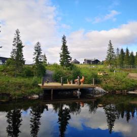 Blåfjell hundesenter fjellhotell, מלון במושן