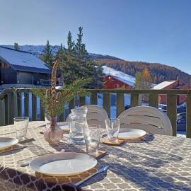T3 avec terrasse 6 personnes, La Joue du Loup