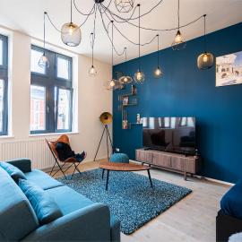 Les Camuches de la banque - Appartements privatifs de 35 à 110 m2 avec patios - Centre ville, готель у місті Турне
