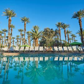 Palm Springs Camping Resort Loft Cabin 1