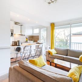 2 appartements mitoyens, saint michel, parking, wifi