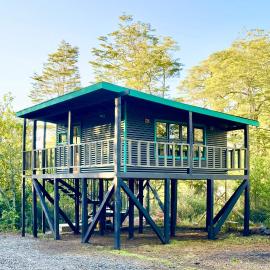 Molco Cabins Palafito、プコンのホテル
