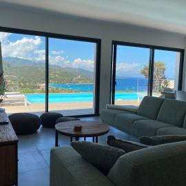 Villa Pura Corsica with sea view and private pool, hotel v destinácii Conca