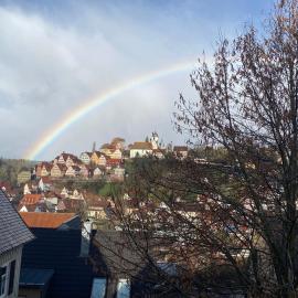 Retro Ferienwohnung mit Schlossblick im Nordschwarzwald, hotel a Altensteig