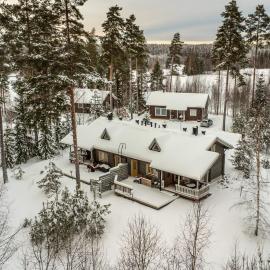 Himos में, होटल Himos Huili 2 Incl Terrace, WiFi, Sauna,