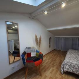 Viesnīca L'Abri Côtier, l'appart 60m2, 1 chb avec terrasse pilsētā Caux