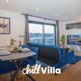NEW Stunning Rooftop Terrace Flat-Town Centre