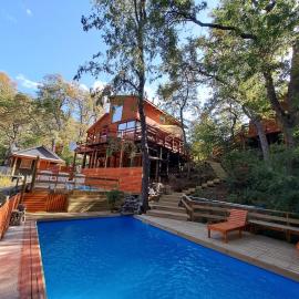 Cabaña las trancas, hôtel à Nevados de Chillan